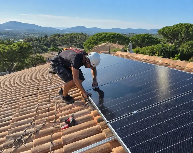 Installateur panneaux solaires Mornas — pose photovoltaïque sur toiture