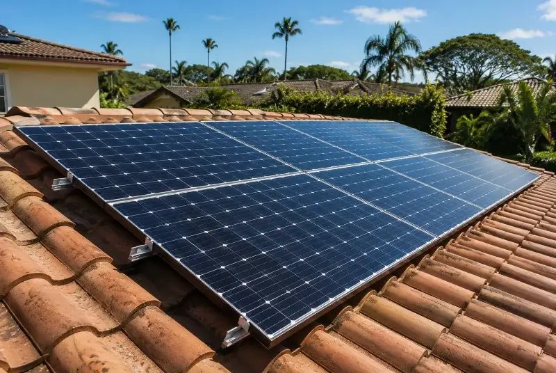 Installation de panneaux solaires à Mornas